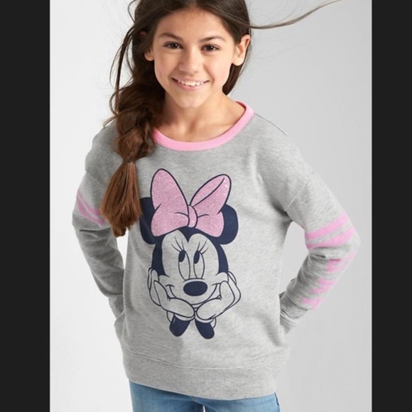 Gap girls Minnie embroidered sweatshirt - Picture 3 of 16